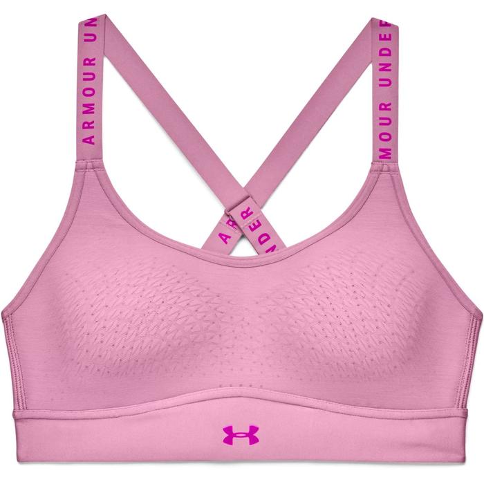 фото Топ женский under armour infinity mid bra, размер 42-44 (1351990-680)