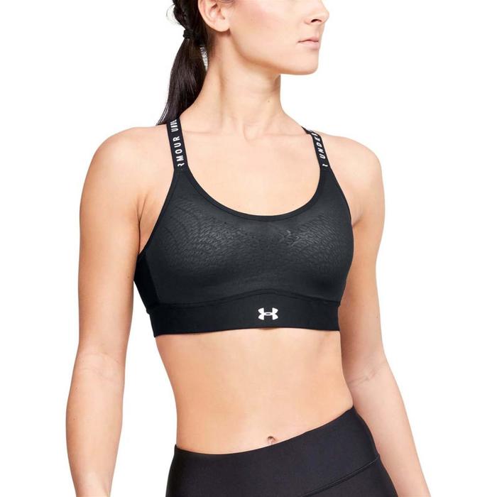 фото Топ женский under armour infinity mid bra, размер 40-42 (1351990-001)