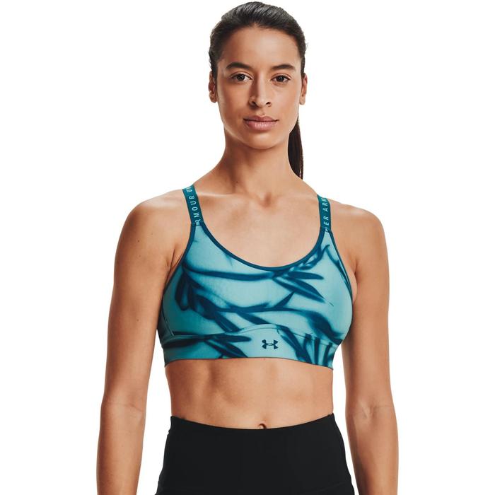 фото Топ женский under armour infinity mid printed bra, размер xs (1361157-476)