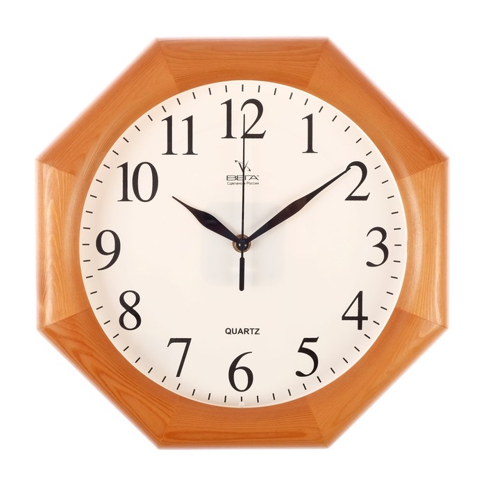 Часы настенные круглые "Сетка", d=22,5 см, чёрные