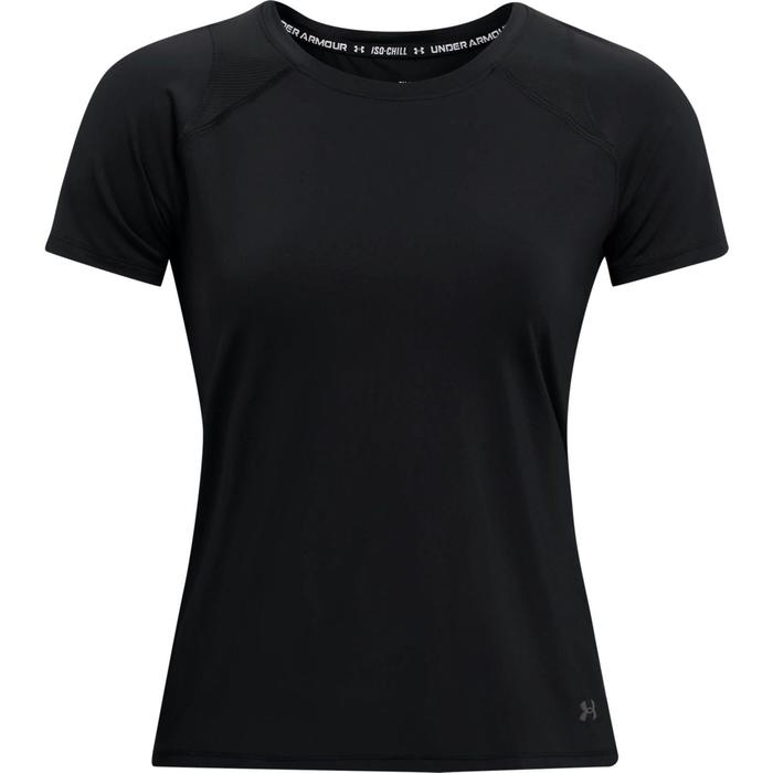 фото Футболка женская under armour isochill run 200 ss tee, размер 44-46 (1361926-001)