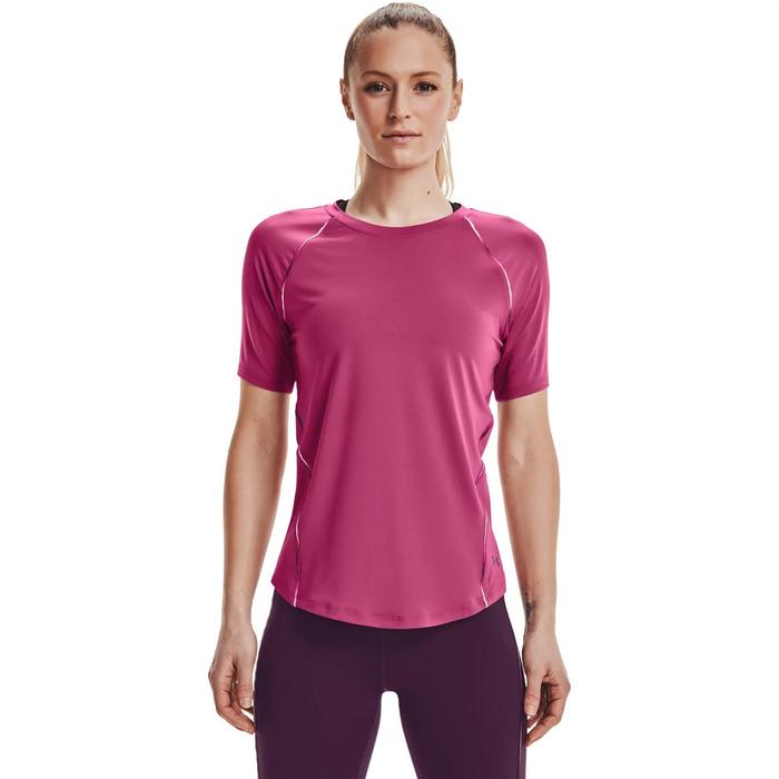 фото Футболка женская under armour rush scallop ss tee, размер 42-44 (1360852-678)