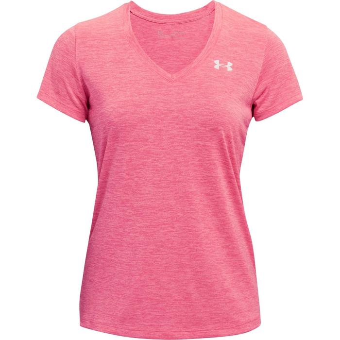 фото Футболка женская under armour tech twist v-neck ss tee, размер 40-42 (1258568-655)