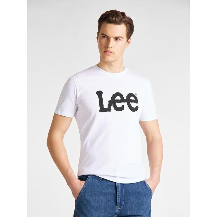 фото Футболка мужская lee wobbly logo tee, размер 50 (l65qai12)