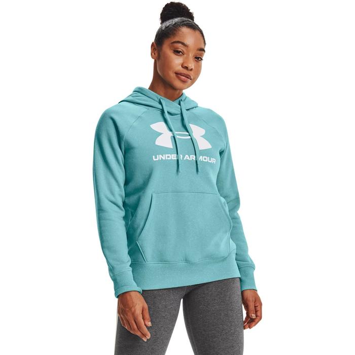 фото Худи женское under armour rival fleece logo hoodie, размер 46-48 (1356318-476)