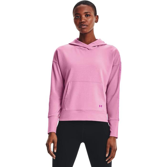 фото Худи женское under armour rival terry taped hoodie, размер 44-46 (1360904-680)