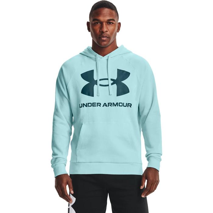 фото Худи мужское under armour rival fleece big logo hoodie, размер 50-52 (1357093-441)