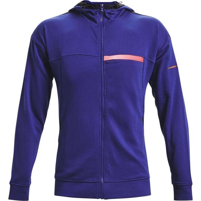 фото Худи мужское under armour rival terry amp fz hoodie, размер 48-50 (1361595-415)