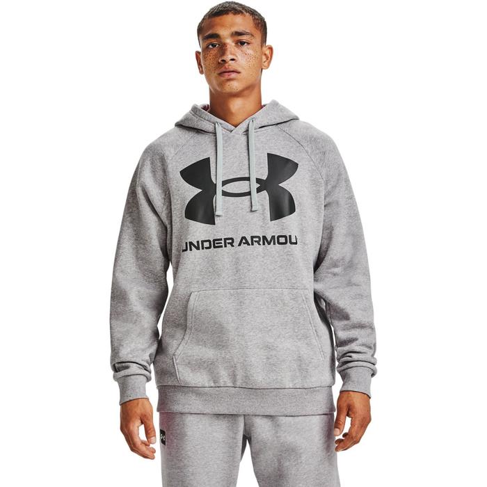 фото Худи мужское under armour rival fleece big logo hoodie, размер 46-48 (1357093-011)