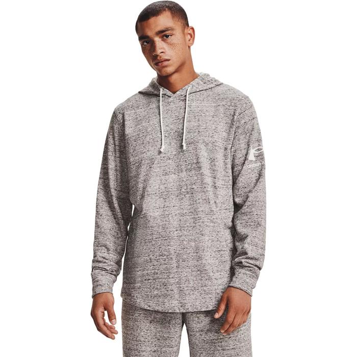 фото Худи мужское under armour rival terry hoodie, размер 46-48 (1361554-112)