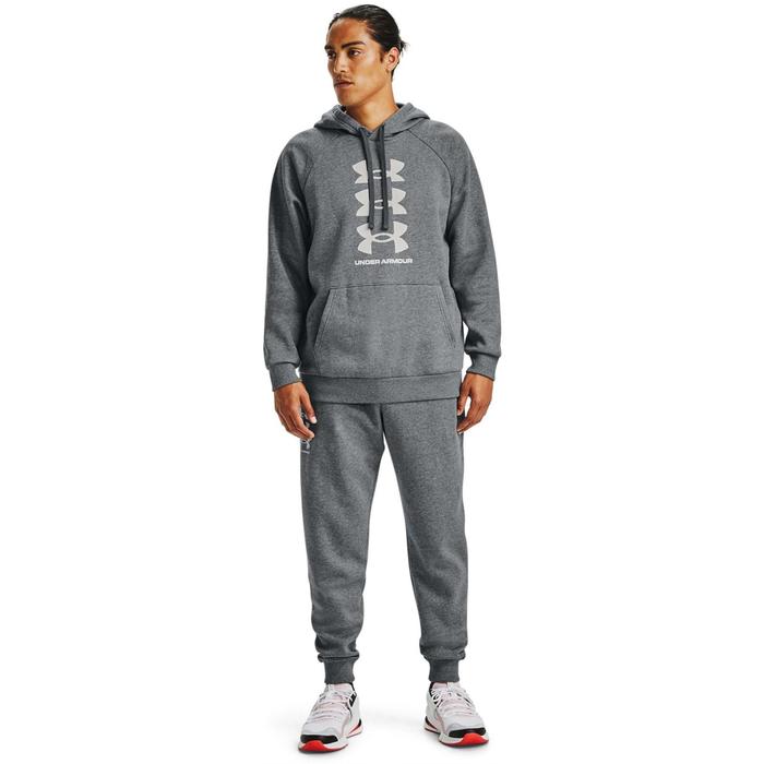 фото Худи мужское under armour rival fleece multilogo hoodie, размер 54-56 (1357094-012)