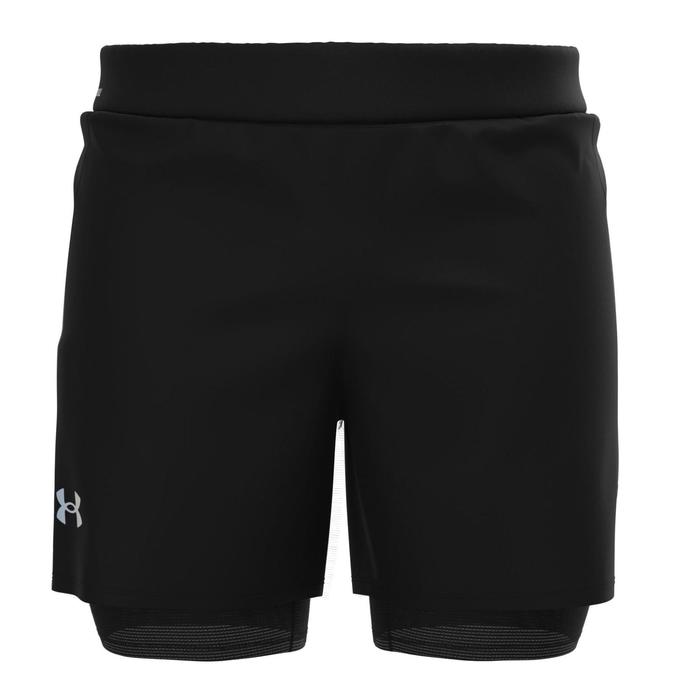 фото Шорты мужские under armour isochill run 2n1 short, размер 50-52 (1364858-001)