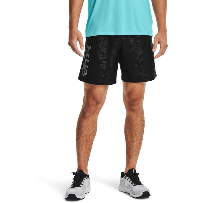 фото Шорты мужские under armour woven emboss shorts, размер 48-50 (1361432-001)