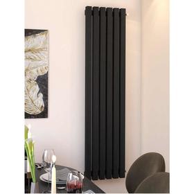 

Радиатор стальной Loten 60x60 V, 620 x 1000 мм, 8 секций, вертикальный, нижнее подкл, черный