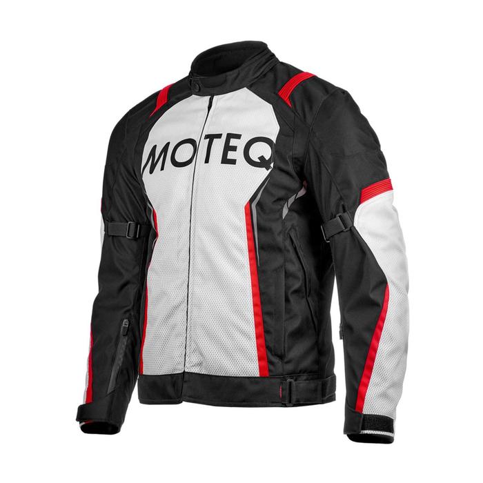 Куртка мужская MOTEQ Spike, текстиль, размер M, черная, белая