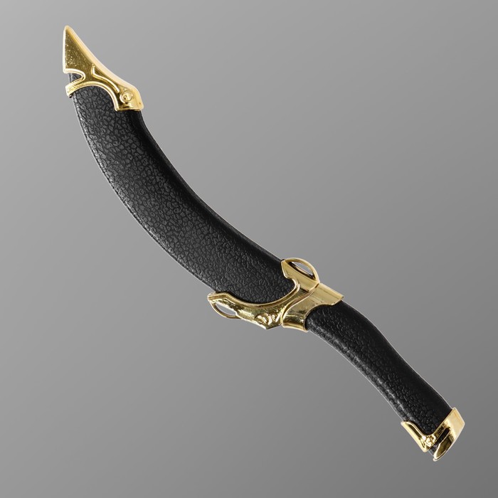 Сувенирное изделие нож турецкий вогнутый, золотая отделка