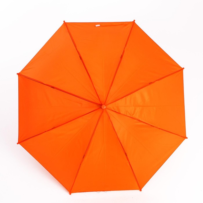 фото Зонт детский полуавтоматический d=90 см, цвет оранжевый funny toys