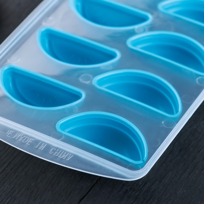 Форма для льда и шоколада "Дольки", 10 ячеек, цвета МИКС