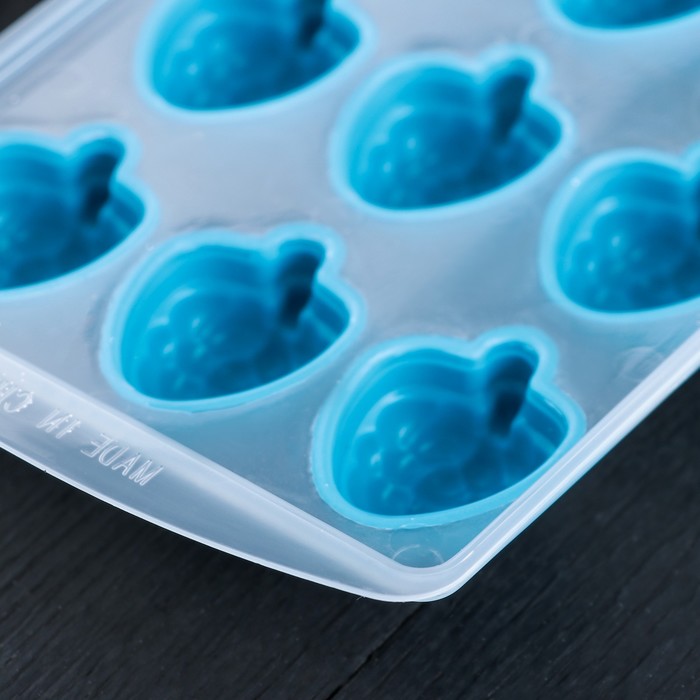 Форма для льда и шоколада "Ежевика", 12 ячеек, цвета МИКС