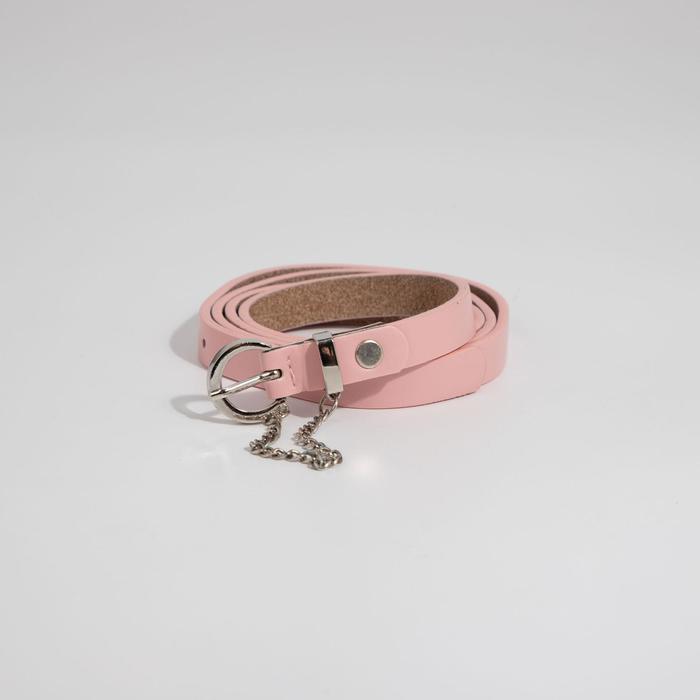 

Ремень женский, ширина 1,4 см, винт, пряжка металл, цвет розовый