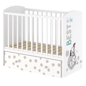 

Кровать детская Polini kids Disney baby «101 Далматинец», цвет белый-серый