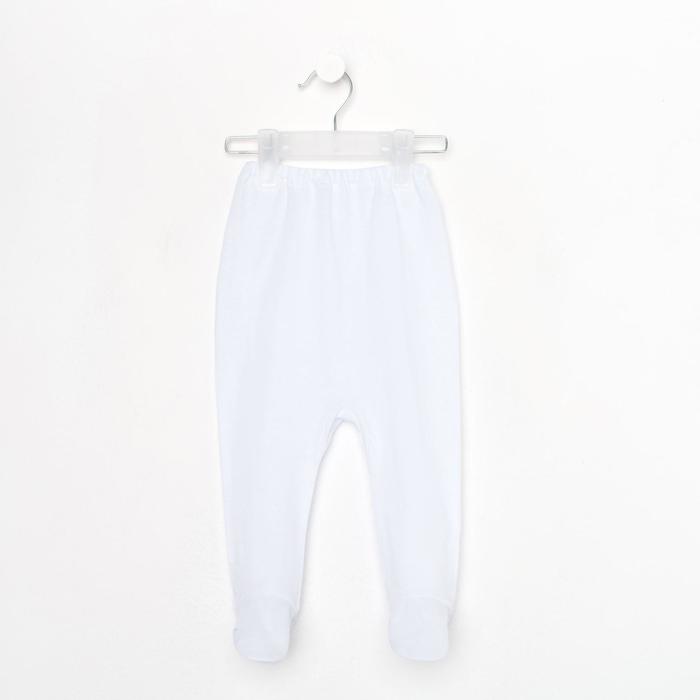 Ползунки с ластовицей, цвет белый, рост 56 см