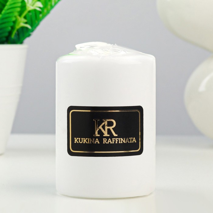 

Свеча - цилиндр, 6,3х9 см, белая