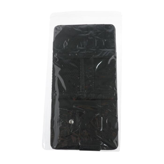 Органайзер на солнцезащитный козырек, 30×14.5 см, черный