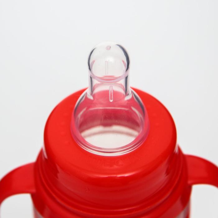 Бутылочка для кормления Baby Cola 250 мл., цилиндр, с ручками