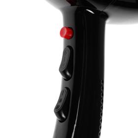 

Фен Sakura SA-4047BK Professional, 2000 Вт, 2 скорости, 3 температурных режима, чёрный