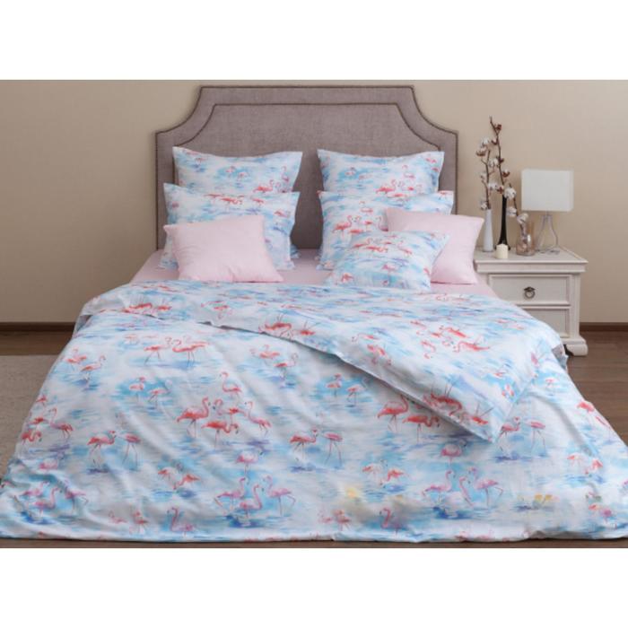 

Постельное бельё дуэт «Фламинго розовый», размер 220x270 см, 145x210 см - 2 шт, 70x70 см - 2 шт, 50x70 см - 2 шт