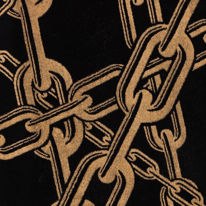 фото Полотенце махровое этель «цепи» 70х130 см, 420 гр/м2, 100% хлопок