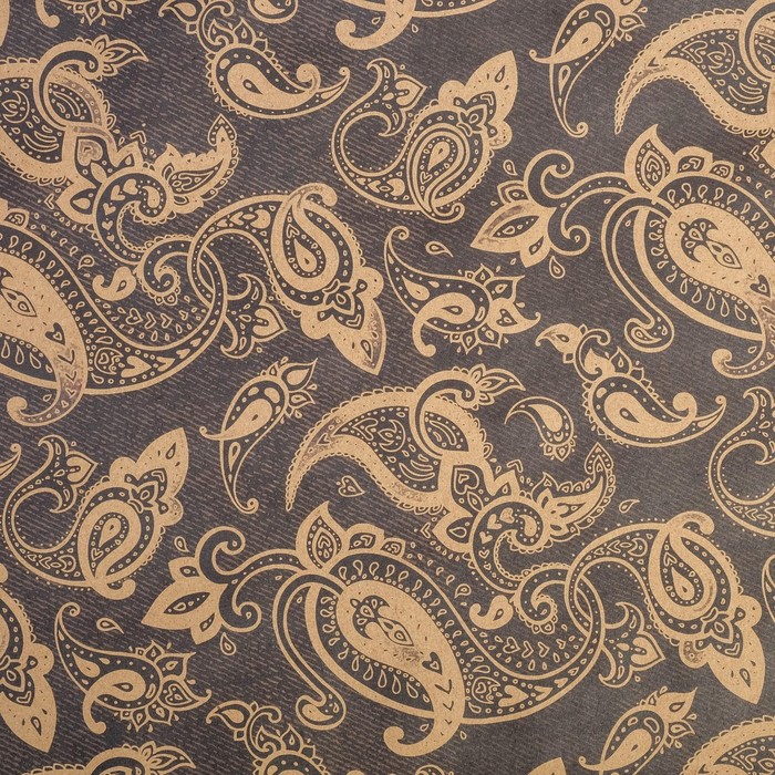 

Бумага упаковочная крафтовая «Орнамент», 50 × 70 см