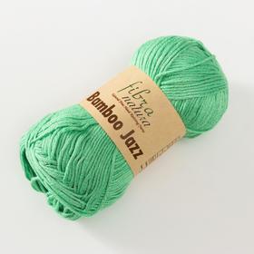 

Пряжа "Bamboo Jazz" 50% Хлопок, 50% Бамбук 132м/50 гр (209 зеленый)