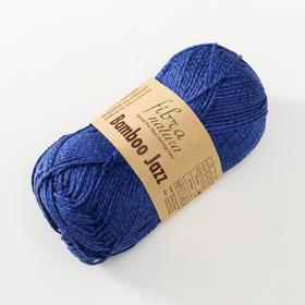 

Пряжа "Bamboo Jazz" 50% Хлопок, 50% Бамбук 132м/50 гр (211 василек)