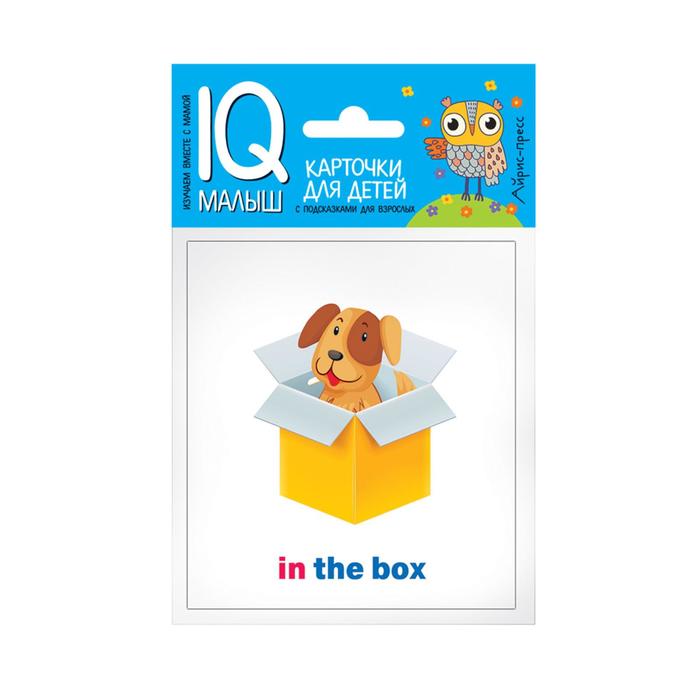 умный малыш english предлоги набор карточек для детей Набор карточек для детей «ENGLISH Предлоги»