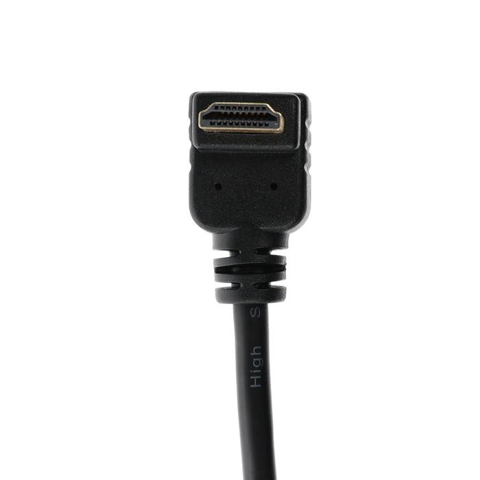 Купить Кабель HDMI Cablexpert, HDMI(m)-HDMI(m), вер.1.4, 3 м, 19M/19M, угловой, черный сейчас Кабель HDMI Cablexpert, HDMI(m)-HDMI(m), вер.1.4, 3 м, 19M/19M, угловой, черный