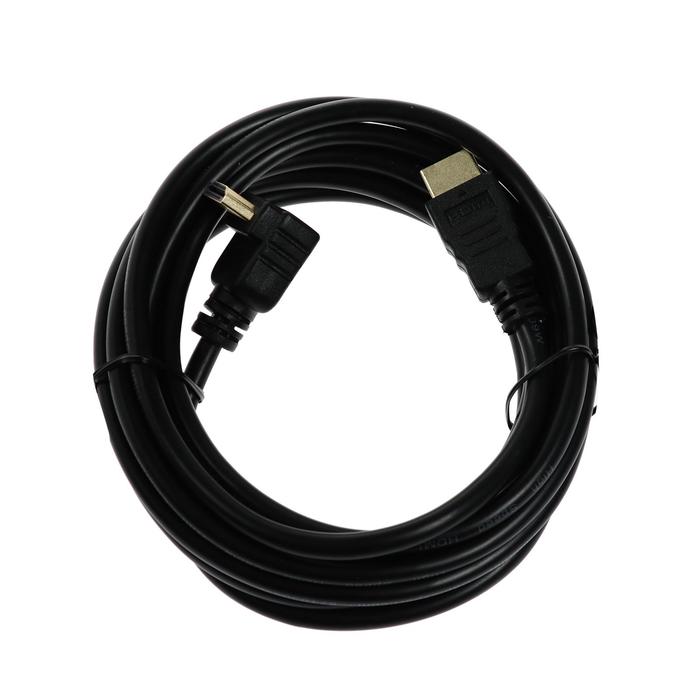 Купить Кабель HDMI Cablexpert, HDMI(m)-HDMI(m), вер.1.4, 3 м, 19M/19M, угловой, черный сейчас Кабель HDMI Cablexpert, HDMI(m)-HDMI(m), вер.1.4, 3 м, 19M/19M, угловой, черный