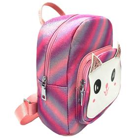 

Рюкзак детский, отдел на молнии, наружный карман, цвет розовый/белый/перламутровый