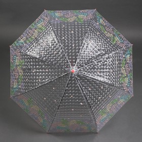 

Зонт - трость полуавтоматический «Листья», 8 спиц, R = 50 см, цвет МИКС