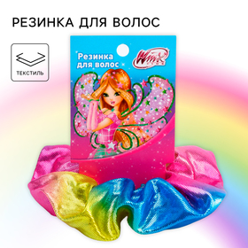 Резинка для волос блестящая цветная, WINX