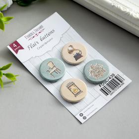 

Набор фишек для скрапбукинга "Family Heritage 439" 4 шт