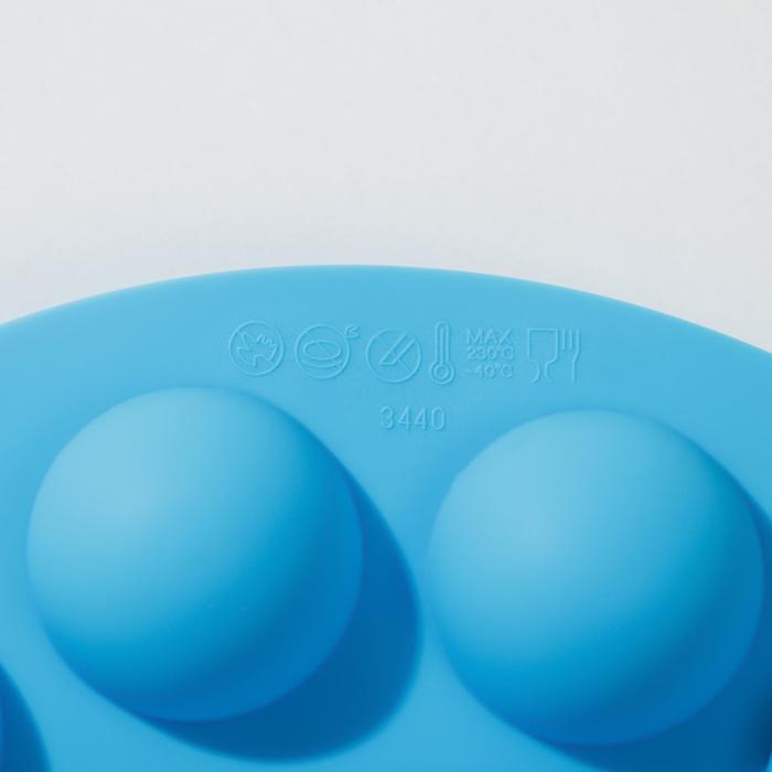 Форма для леденцов Доляна «Лолли-поп», 26×25×4 см, 18 ячеек (d=3,7 см), с палочками, цвет МИКС