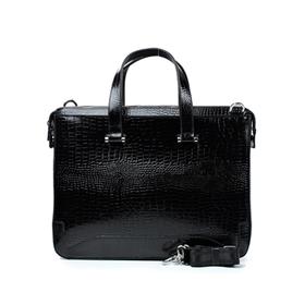 

Портфель, отдел на молнии, цвет черный 29х38,8х7,8см