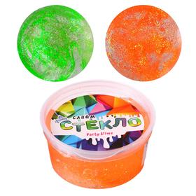 

Слайм «Стекло» с неоновыми блёстками, 50 г, МИКС