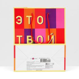 

Пакет подарочный "Это твой день!", 18 х 22,3 х 10 см