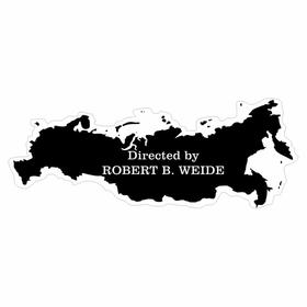 

наклейка directed by Robert B. Weide Карта, 30 х 10 см