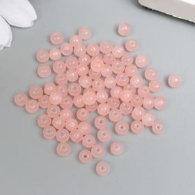 

Набор стеклянных бусин "Candy" 4 мм, 100 шт, пыльно-розовый