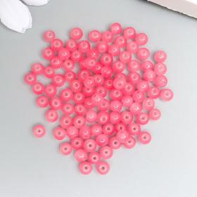 

Набор стеклянных бусин "Candy" 4 мм, 100 шт, розовый