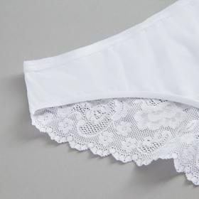 

Трусы женские бразилиано, цвет белый, размер 46-48 (XL)